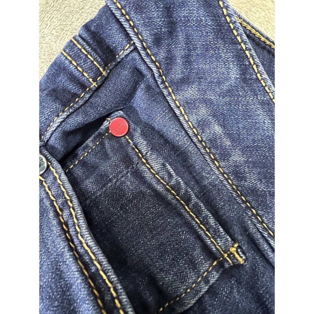 Slink 22 Plus Curvy Skinny Ankle Dark Wash Stretch Denim Womens Jeans - Picture 5 of 7